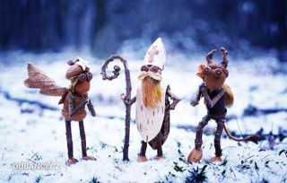 Dneska se po lese budou potulovat tihle tři týpci, tak pozor na ně, ať je nezašlápnete! These three dudes will be roaming...